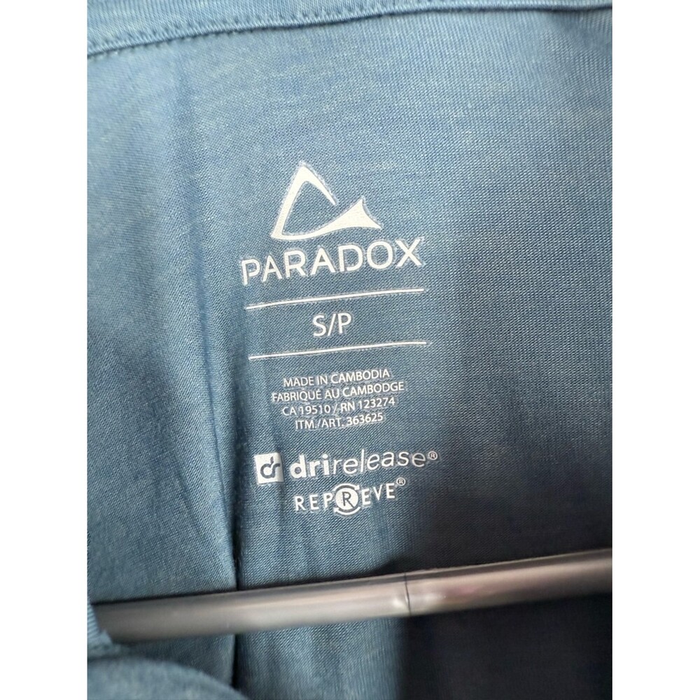 Paradox sweater drirelease repreve blue half zip Slate Blue Quarter-Zip Pullover - Picture 10 of 14